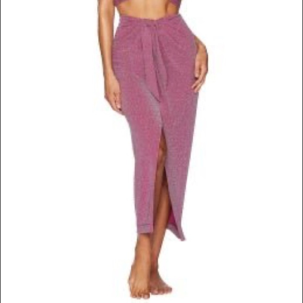 Beach Riot Pink Swim Coverup